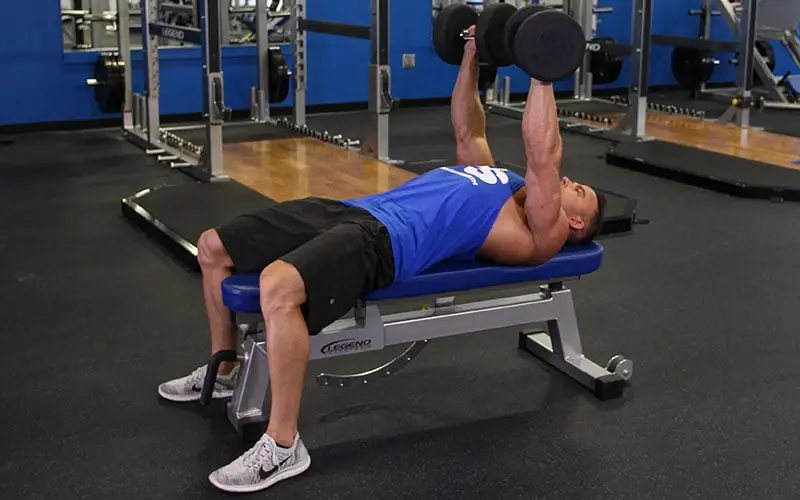 پرس سینه دمبل